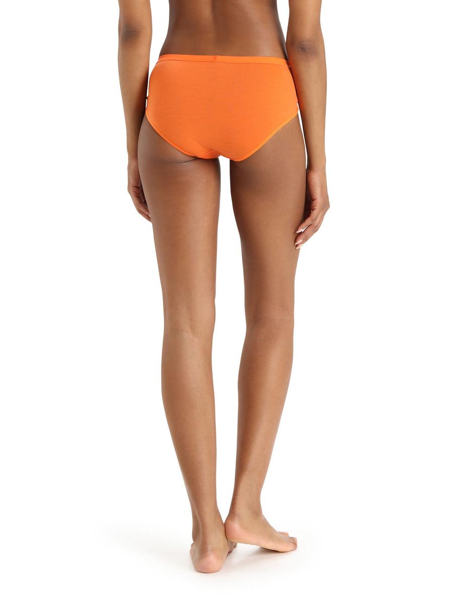 Icebreaker Merino Siren Hipkini Briefs Naisten Alusvaatteet Oranssi | FI 1724ILHS